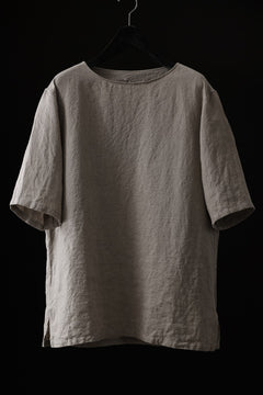 画像をギャラリービューアに読み込む, sus-sous sleeping shirts s/s / Belgium linen (NATURAL)