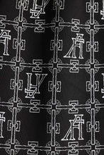 画像をギャラリービューアに読み込む, A.F ARTEFACT MONOGRAM PATTERN SWEAT HOODIE (BLACK x WHITE)
