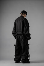 画像をギャラリービューアに読み込む, A.F ARTEFACT KNOTTING DETAIL TWILL VOLUME PANTS (BLACK)