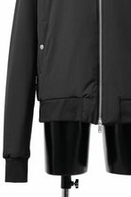 画像をギャラリービューアに読み込む, thom/krom MA-1 JACKET / ELASTIC NYLON + WARM PADDED (BLACK)