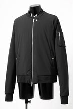 画像をギャラリービューアに読み込む, thom/krom MA-1 JACKET / ELASTIC NYLON + WARM PADDED (BLACK)