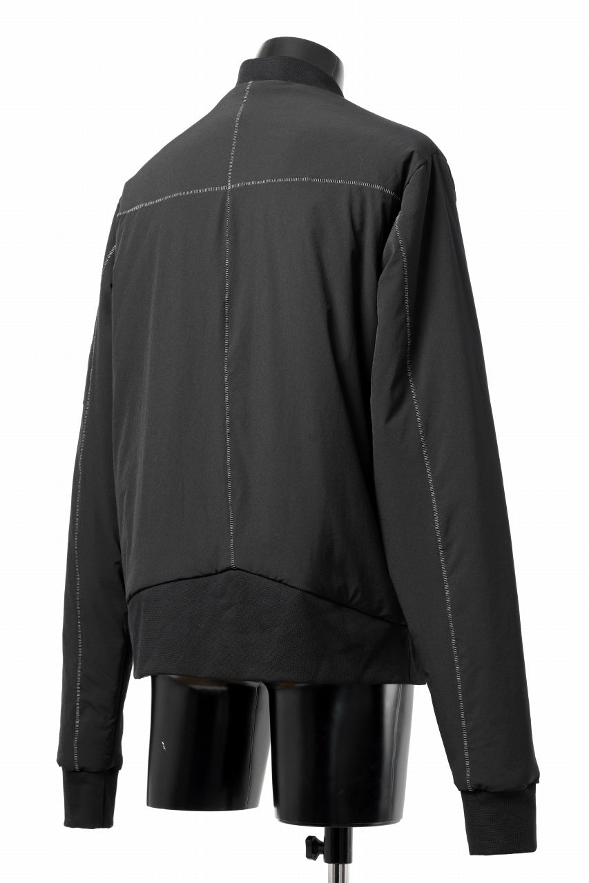 画像をギャラリービューアに読み込む, thom/krom MA-1 JACKET / ELASTIC NYLON + WARM PADDED (BLACK)