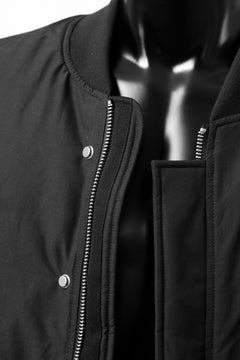 Load image into Gallery viewer, thom/krom FLIGHT BOMBER JACKET / WARM PADDED (BLACK)