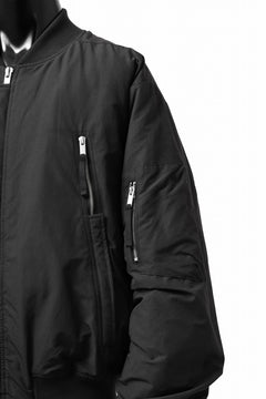 Load image into Gallery viewer, thom/krom FLIGHT BOMBER JACKET / WARM PADDED (BLACK)