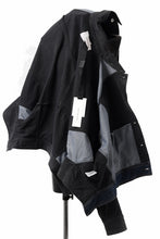 画像をギャラリービューアに読み込む, Feng Chen Wang DECONSTRUCTED DENIM JACKET (BLACK/NAVY)