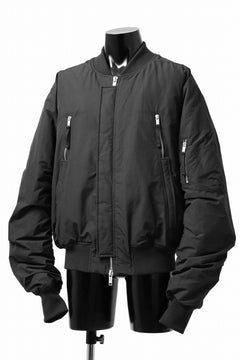 Load image into Gallery viewer, thom/krom FLIGHT BOMBER JACKET / WARM PADDED (BLACK)