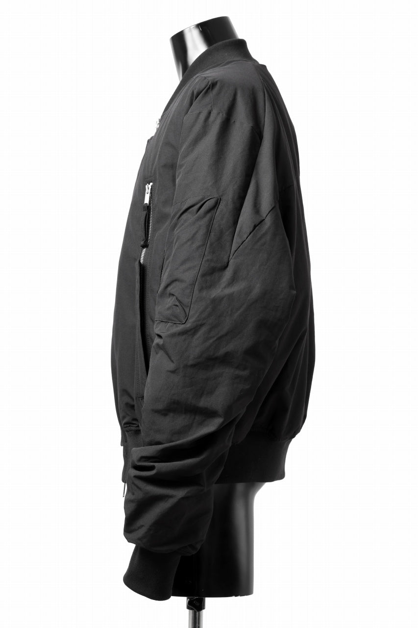 Load image into Gallery viewer, thom/krom FLIGHT BOMBER JACKET / WARM PADDED (BLACK)