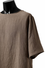 画像をギャラリービューアに読み込む, sus-sous sleeping shirts s/s / Belgium linen (MOCHA)