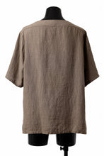 画像をギャラリービューアに読み込む, sus-sous sleeping shirts s/s / Belgium linen (MOCHA)