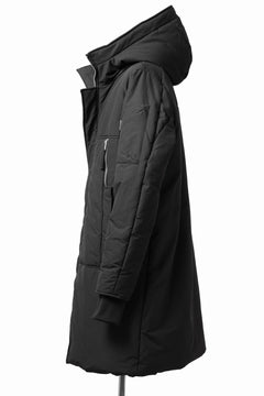 画像をギャラリービューアに読み込む, thom/krom HOODIE ZIP BOMBER COAT / WARM PADDED (BLACK)