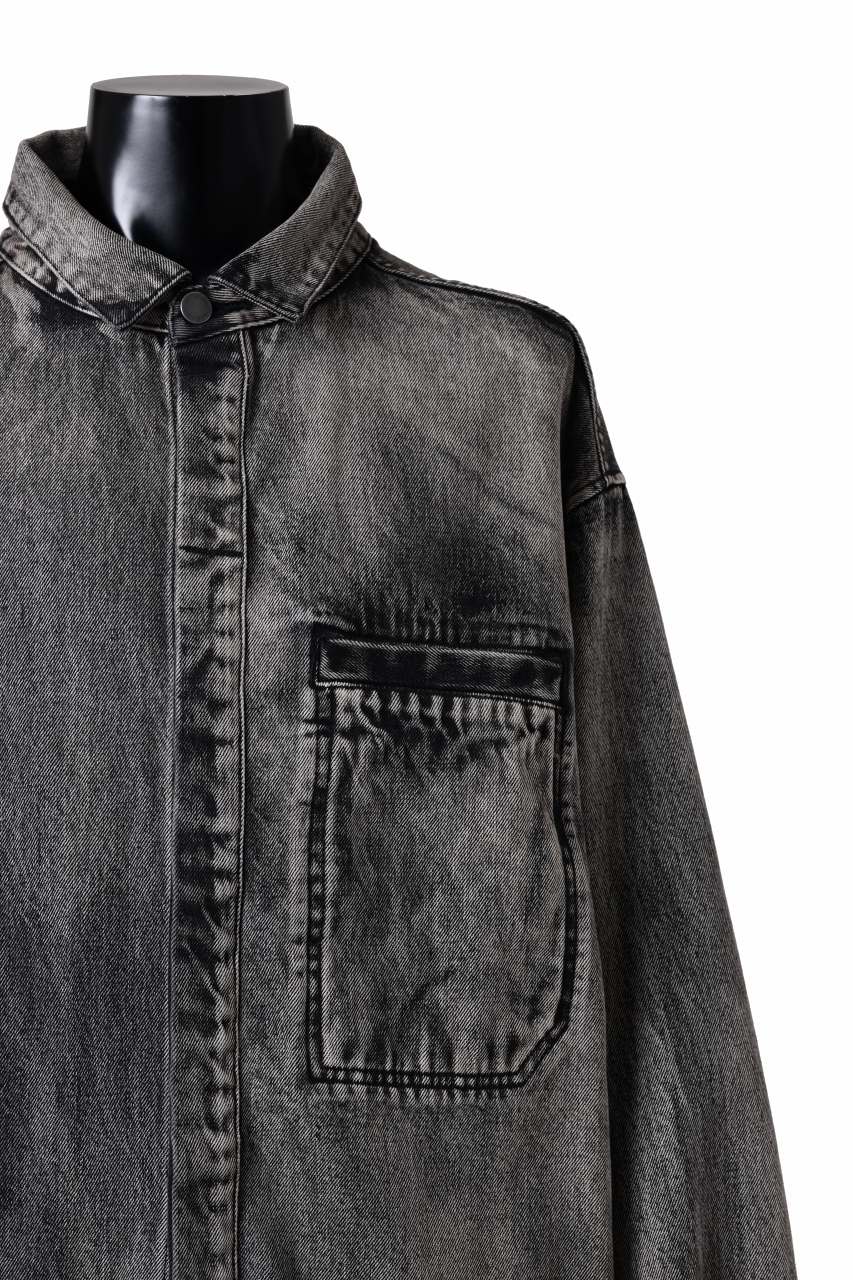 画像をギャラリービューアに読み込む, entire studios HERCULEAN DENIM SHIRT JACKET (CHARGRILL)