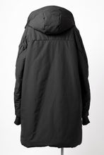 画像をギャラリービューアに読み込む, thom/krom HOODIE ZIP BOMBER COAT / WARM PADDED (BLACK)