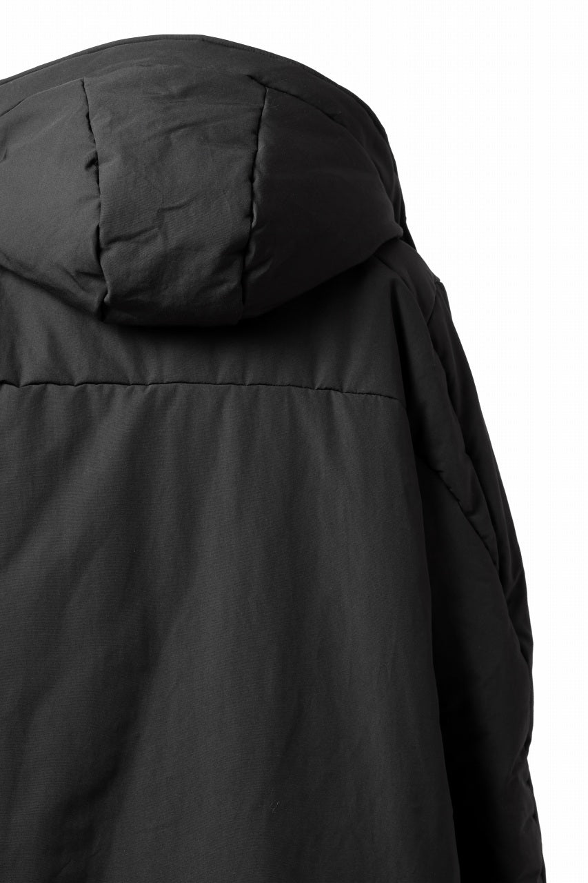 画像をギャラリービューアに読み込む, thom/krom HOODIE ZIP BOMBER COAT / WARM PADDED (BLACK)