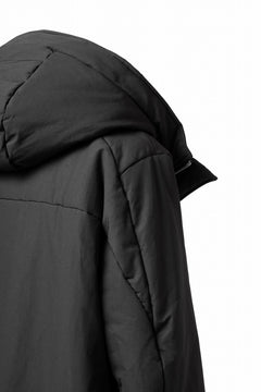 画像をギャラリービューアに読み込む, thom/krom HOODIE ZIP BOMBER COAT / WARM PADDED (BLACK)