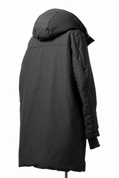 画像をギャラリービューアに読み込む, thom/krom HOODIE ZIP BOMBER COAT / WARM PADDED (BLACK)