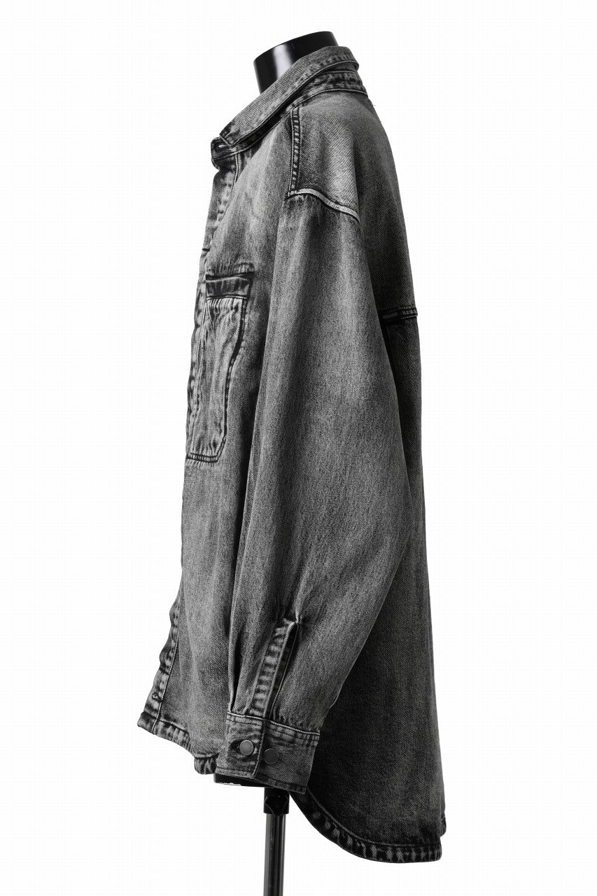 画像をギャラリービューアに読み込む, entire studios HERCULEAN DENIM SHIRT JACKET (CHARGRILL)