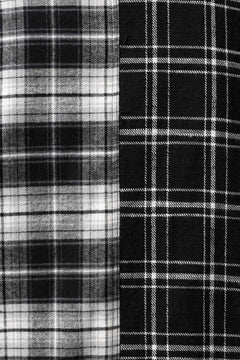 画像をギャラリービューアに読み込む, A.F ARTEFACT SNAPPED OVER SHIRT / SWITCHING CHECK (BLACK)