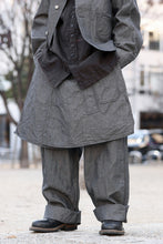 画像をギャラリービューアに読み込む, KLASICA "ROCKWELL" LOW CLOTCH APRON WORKER PANTS / 9.7oz COTTON x LINEN CHAMBRAY (GRAY DENIM)