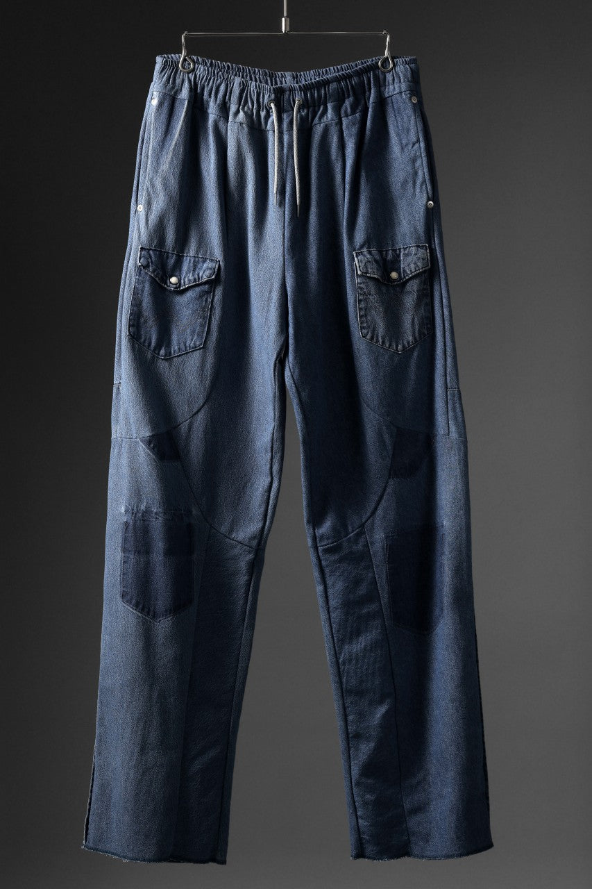 画像をギャラリービューアに読み込む, CHANGES LOOSEY REMAKE PANTS  / MADE BY VTG Wrangler SHIRT (INDIGO #A)