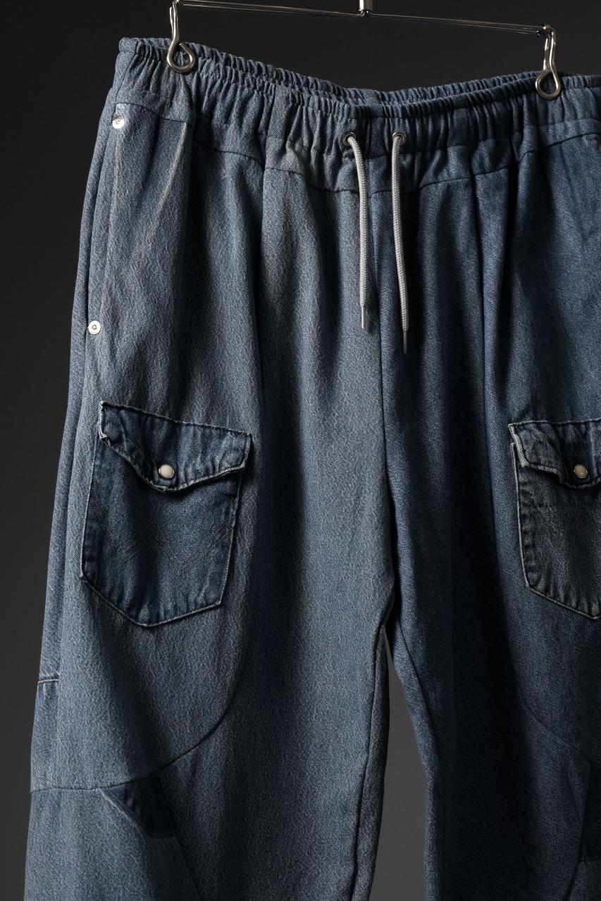 画像をギャラリービューアに読み込む, CHANGES LOOSEY REMAKE PANTS  / MADE BY VTG Wrangler SHIRT (INDIGO #A)