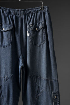 画像をギャラリービューアに読み込む, CHANGES LOOSEY REMAKE PANTS  / MADE BY VTG Wrangler SHIRT (INDIGO #A)