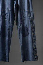 画像をギャラリービューアに読み込む, CHANGES LOOSEY REMAKE PANTS  / MADE BY VTG Wrangler SHIRT (INDIGO #A)