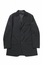 画像をギャラリービューアに読み込む, Y's for men RIGHT POCKET JACKET / WRINKLED WOOL GABARDINE (BLACK)