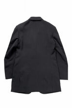画像をギャラリービューアに読み込む, Y's for men RIGHT POCKET JACKET / WRINKLED WOOL GABARDINE (BLACK)