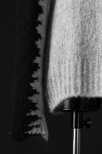 画像をギャラリービューアに読み込む, thom/krom MOCK NECK KNIT PULLOVER / ALPACA WOOL (BLACK x GREY)