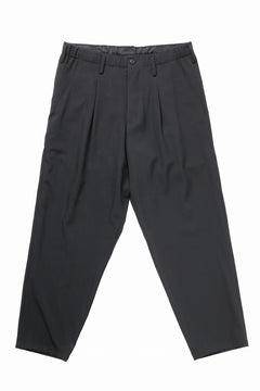 画像をギャラリービューアに読み込む, Y's for men WAIST STRING PANTS / WRINKLED WOOL GABARDINE (BLACK)