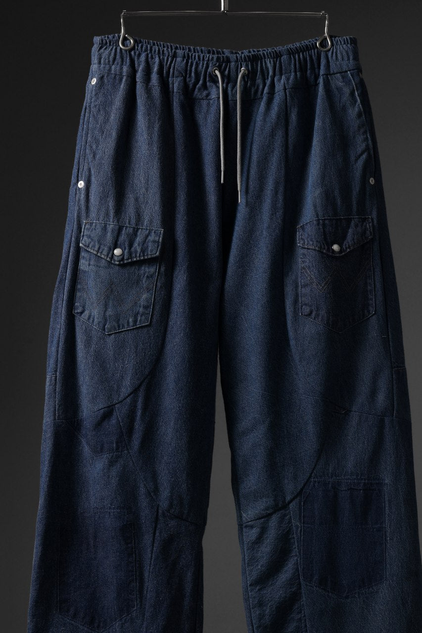 画像をギャラリービューアに読み込む, CHANGES LOOSEY REMAKE PANTS  / MADE BY VTG Wrangler SHIRT (INDIGO #B)