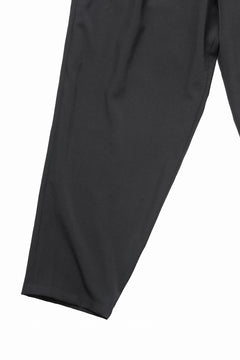 画像をギャラリービューアに読み込む, Y's for men WAIST STRING PANTS / WRINKLED WOOL GABARDINE (BLACK)