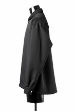 画像をギャラリービューアに読み込む, A.F ARTEFACT SNAPPED PANEL SWITCHING SHIRT / COMBI TWILL & TWEED (BLACK)