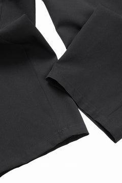 画像をギャラリービューアに読み込む, Y's for men WAIST STRING PANTS / WRINKLED WOOL GABARDINE (BLACK)