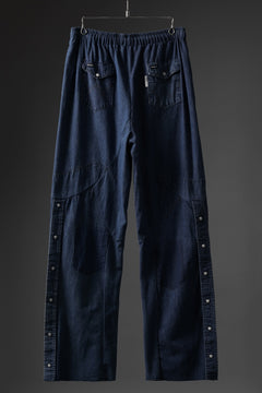 画像をギャラリービューアに読み込む, CHANGES LOOSEY REMAKE PANTS  / MADE BY VTG Wrangler SHIRT (INDIGO #B)