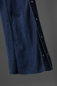 画像をギャラリービューアに読み込む, CHANGES LOOSEY REMAKE PANTS  / MADE BY VTG Wrangler SHIRT (INDIGO #B)