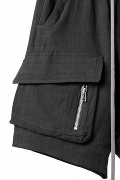 画像をギャラリービューアに読み込む, A.F ARTEFACT CARGO POCKET SAROUEL SHORTS / NATURAL LINEN (BLACK)