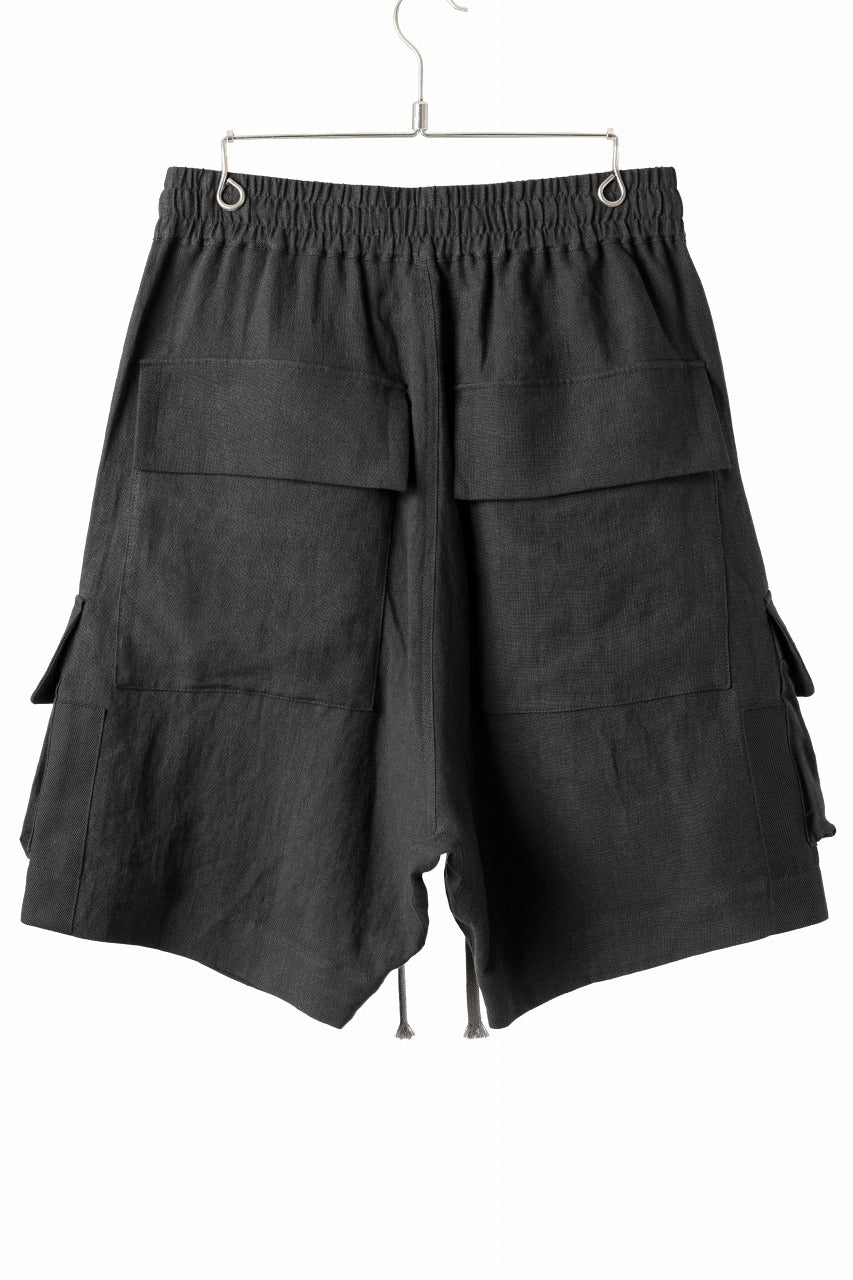 画像をギャラリービューアに読み込む, A.F ARTEFACT CARGO POCKET SAROUEL SHORTS / NATURAL LINEN (BLACK)