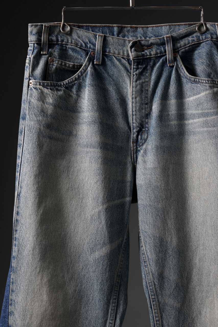 画像をギャラリービューアに読み込む, CHANGES BAGGY DENIM PANTS MADE BY VTG LEVI’S JEANS (INDIGO)