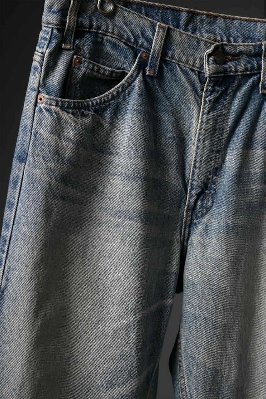 画像をギャラリービューアに読み込む, CHANGES BAGGY DENIM PANTS MADE BY VTG LEVI’S JEANS (INDIGO)