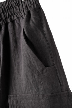 画像をギャラリービューアに読み込む, A.F ARTEFACT CARGO POCKET SAROUEL SHORTS / NATURAL LINEN (GREY)