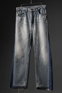 画像をギャラリービューアに読み込む, CHANGES BAGGY DENIM PANTS MADE BY VTG LEVI’S JEANS (INDIGO)