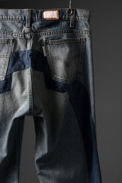画像をギャラリービューアに読み込む, CHANGES BAGGY DENIM PANTS MADE BY VTG LEVI’S JEANS (INDIGO)