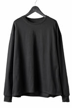 画像をギャラリービューアに読み込む, A.F ARTEFACT exclusive HEAVY WEIGHT C/JERSEY LS TOPS (BLACK)