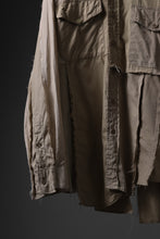 画像をギャラリービューアに読み込む, CHANGES CRAZY PANEL SHIRT - MADE BY 50's WORK SHIRT (BEIGE #A)