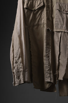 画像をギャラリービューアに読み込む, CHANGES CRAZY PANEL SHIRT - MADE BY 50's WORK SHIRT (BEIGE #A)