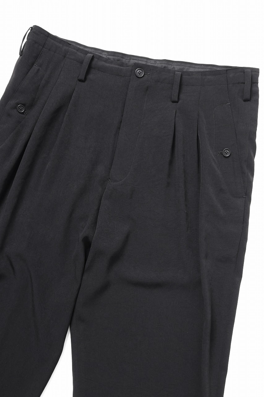 画像をギャラリービューアに読み込む, Y's for men POCKET DETAIL PANTS / TA TUXEDO (BLACK)