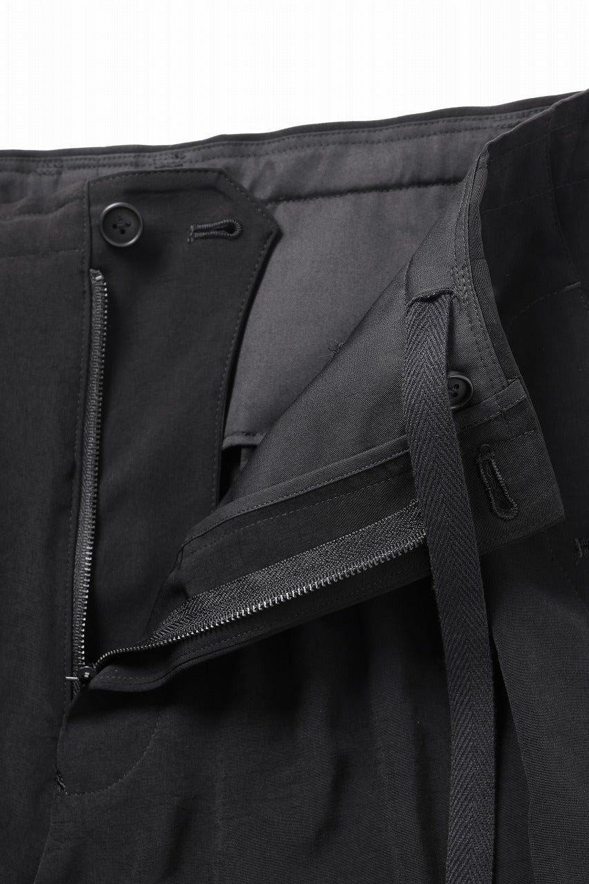 画像をギャラリービューアに読み込む, Y's for men POCKET DETAIL PANTS / TA TUXEDO (BLACK)