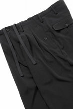 画像をギャラリービューアに読み込む, Y's for men POCKET DETAIL PANTS / TA TUXEDO (BLACK)