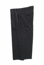 画像をギャラリービューアに読み込む, Y's for men POCKET DETAIL PANTS / TA TUXEDO (BLACK)